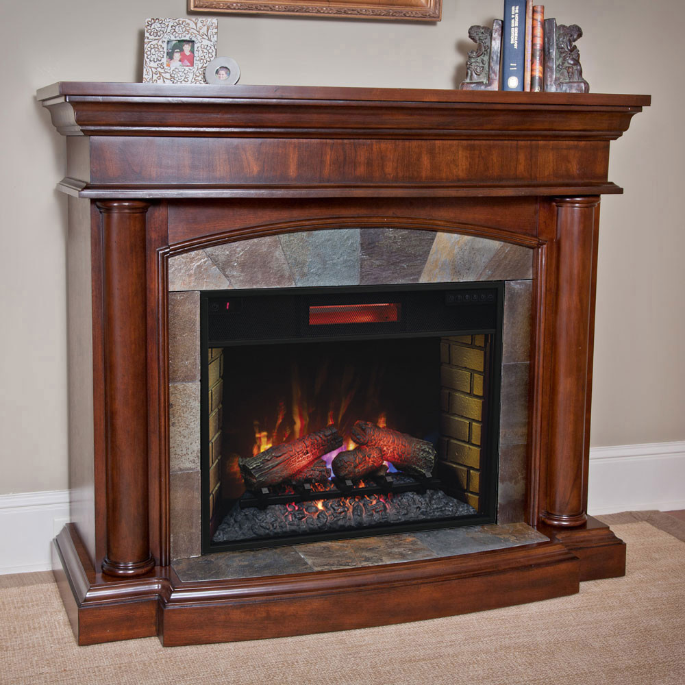 Best ideas about Electric Fireplace Mantel
. Save or Pin Aspen Infrared Electric Fireplace Mantel Package in Now.