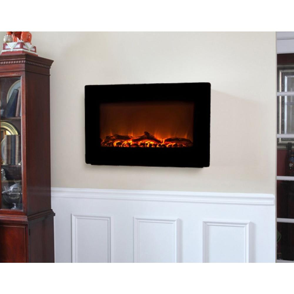 Best ideas about Electric Fireplace Wall Mount
. Save or Pin Fire Sense 30 in Wall Mount Electric Fireplace in Black Now.