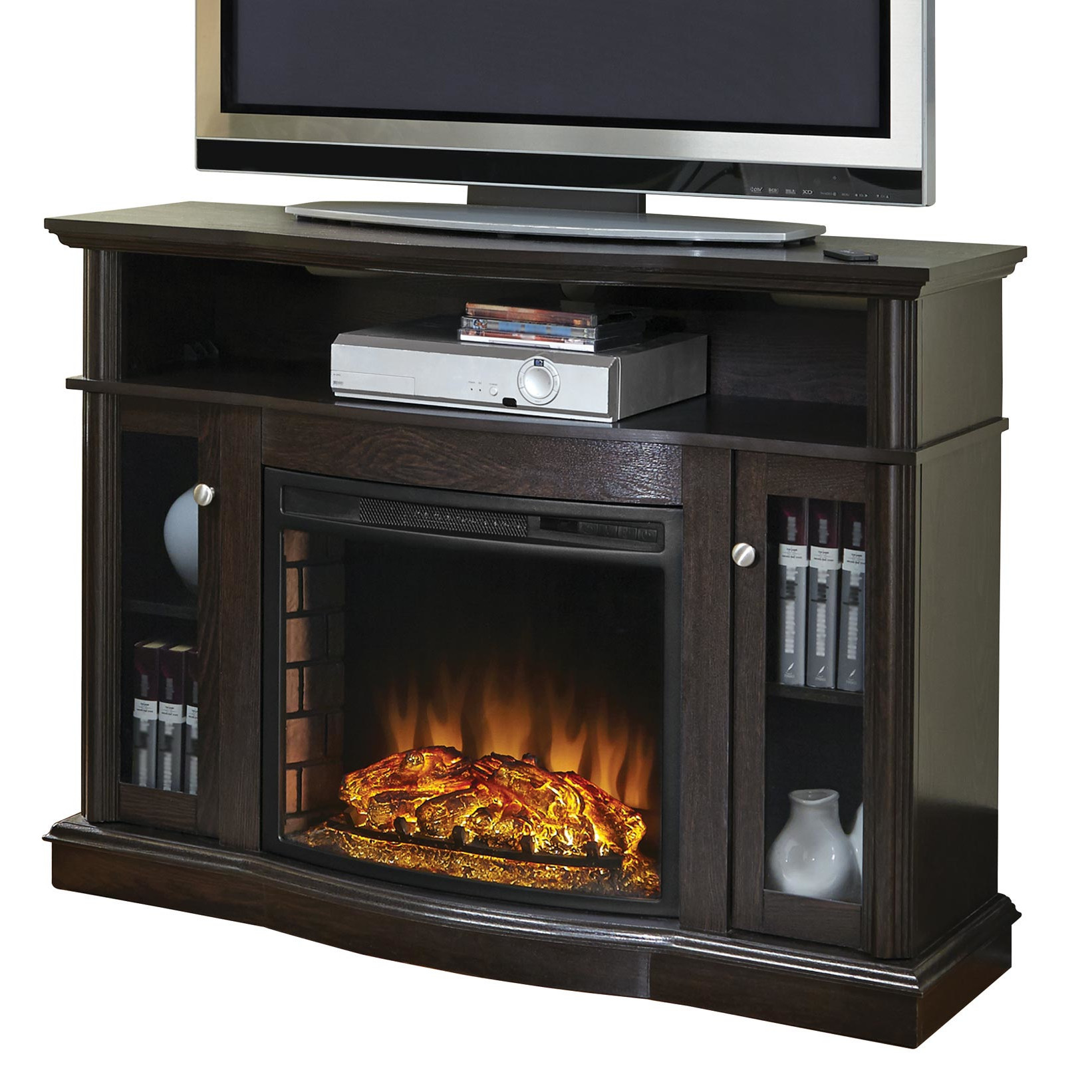 Best ideas about Electronic Media Fireplace
. Save or Pin Pleasant Hearth Media Electric Fireplace & Reviews Now.