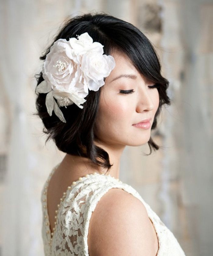 Elegant Hairstyles For Short Hair
 Wedding Hairstyles for Short Hair – Dipped In Lace