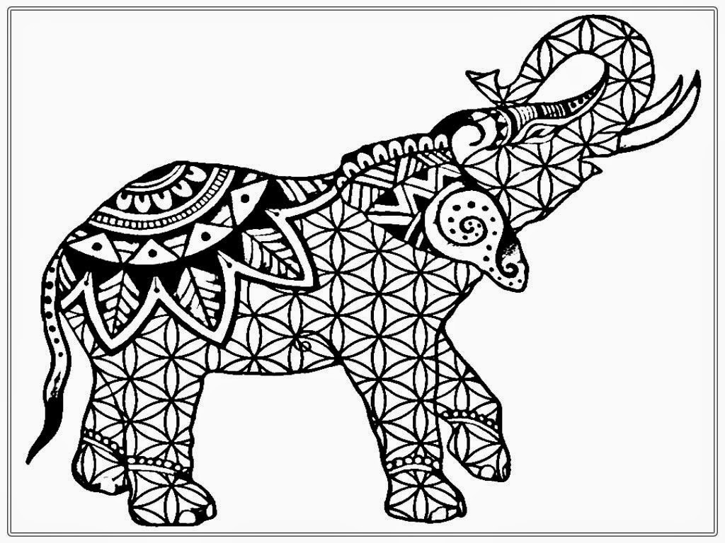 Elephant Coloring Sheet
 Download Elephant Coloring Pages For Adults
