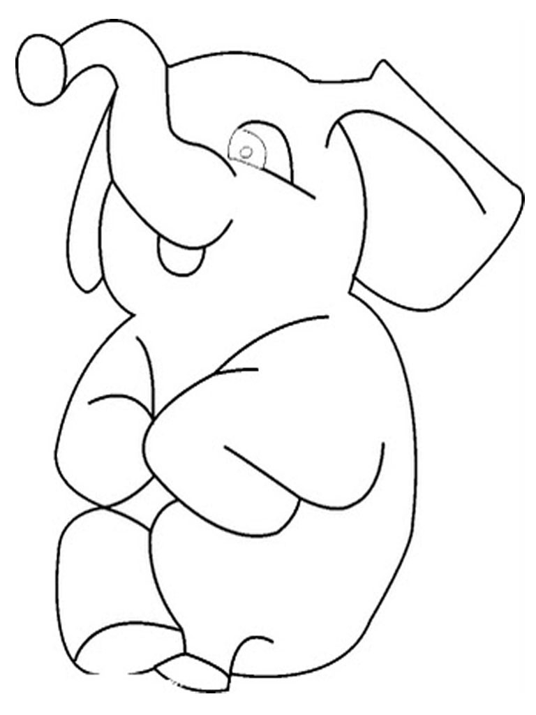 Elephants Coloring Pages
 Free Printable Elephant Coloring Pages For Kids