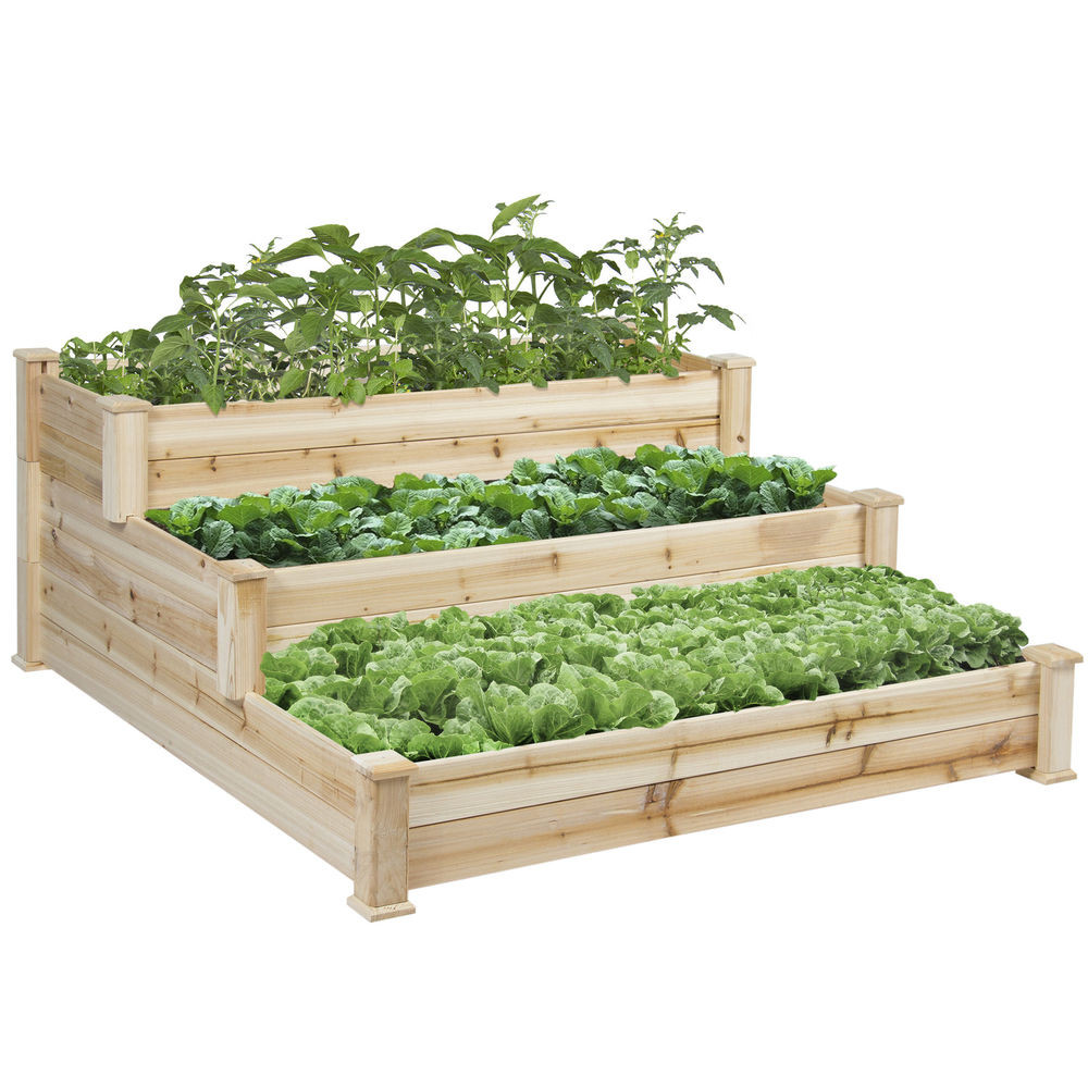 Best ideas about Elevated Garden Planters
. Save or Pin BCP Raised Ve able Garden Bed 3 Tier Elevated Planter Now.