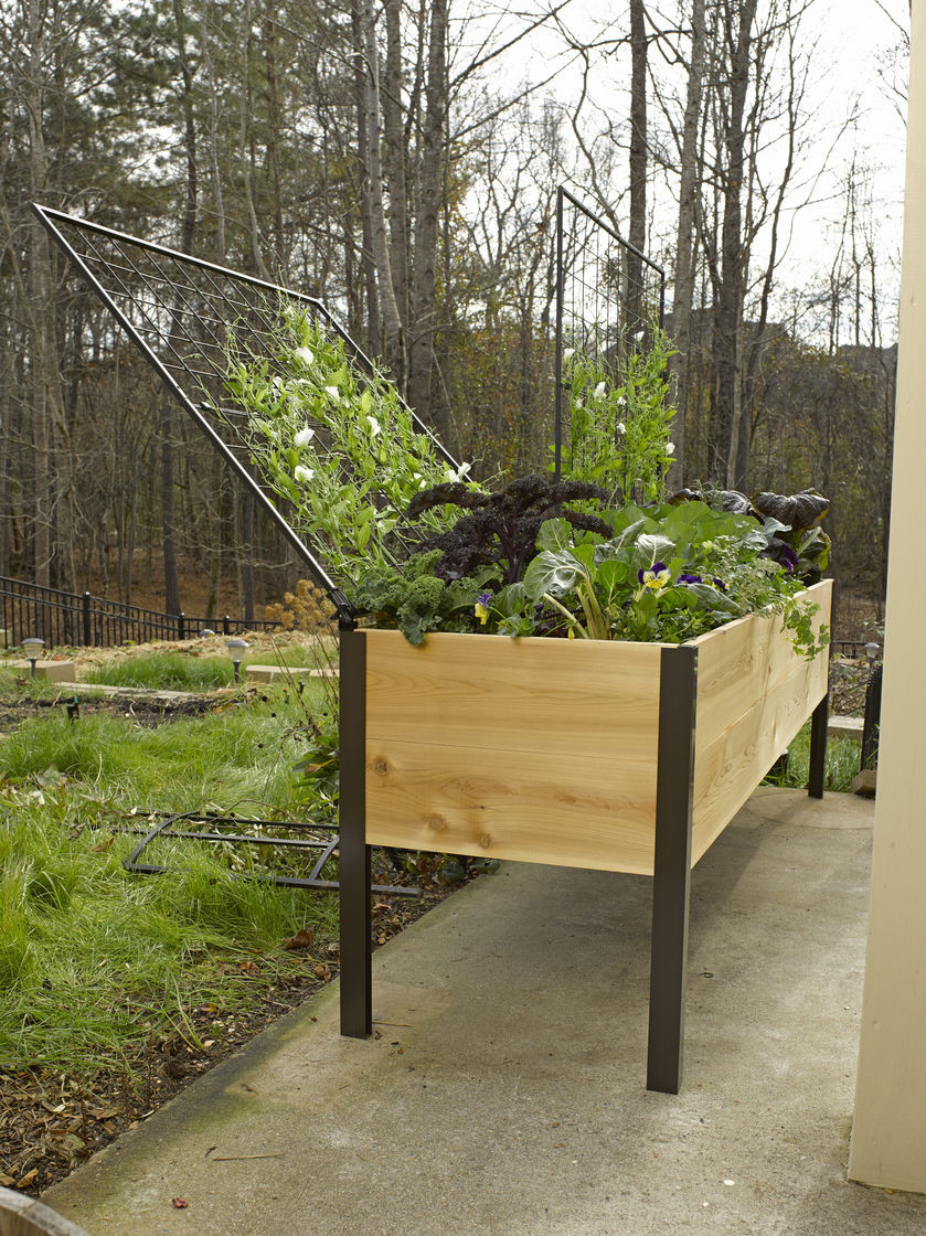 Best ideas about Elevated Garden Planters
. Save or Pin Elevated Cedar Planter Box Space Maker Pivoting Trellis 2x8 Now.