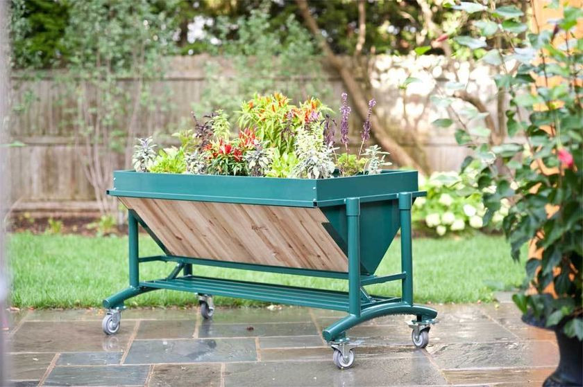 Best ideas about Elevated Garden Planters
. Save or Pin Elevated Garden Bed LGarden Elevated Rolling Planter Now.