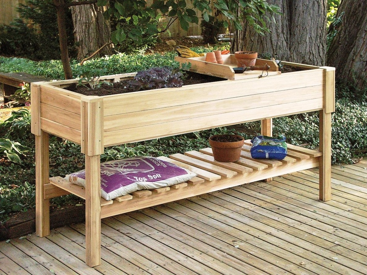 Best ideas about Elevated Garden Planters
. Save or Pin Elevated Cedar Planter Box Iimajackrussell Garages Now.