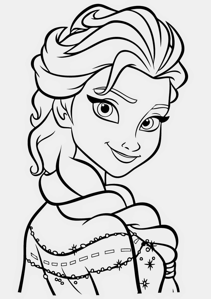 Elsa Frozen Coloring Pages
 Frozen Elsa Anna Coloring Pages