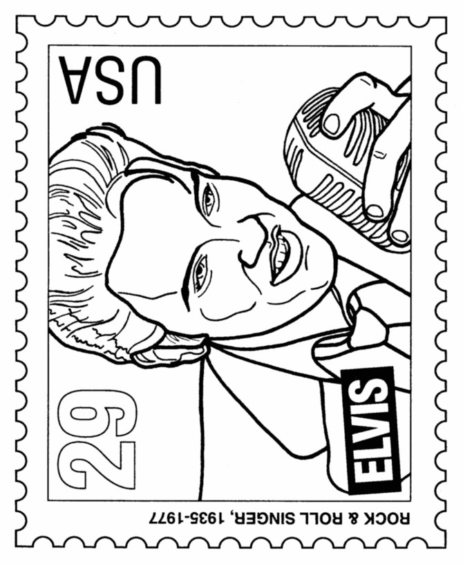 Elvis Presley Coloring Pages
 Elvis Presley Coloring Pages Coloring Home
