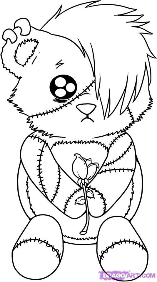 Emo Coloring Pages For Adults
 emo coloring pages