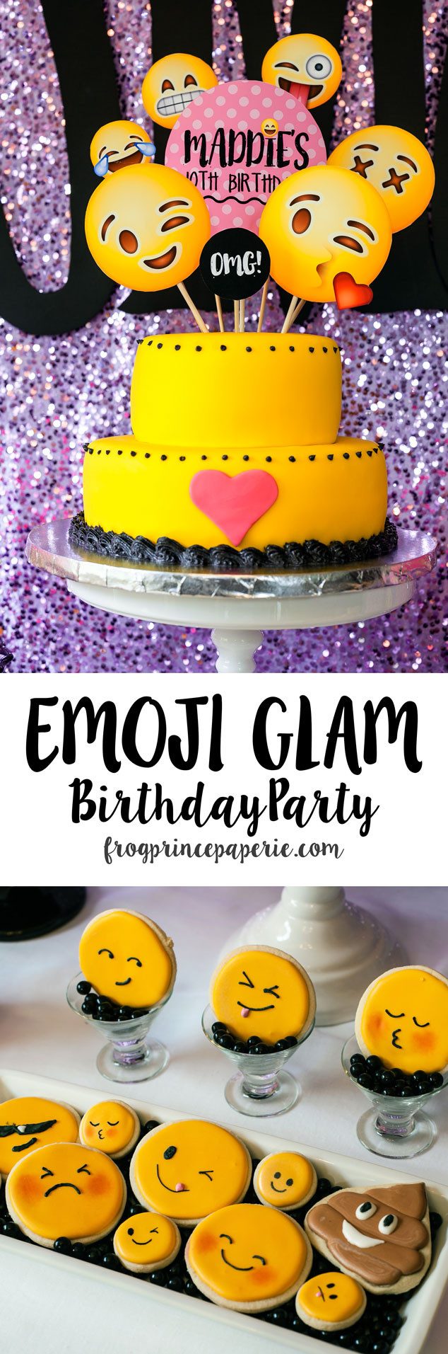 Emoji Birthday Decorations
 Glam Emoji Birthday Party Ideas Page 2 of 3 Frog