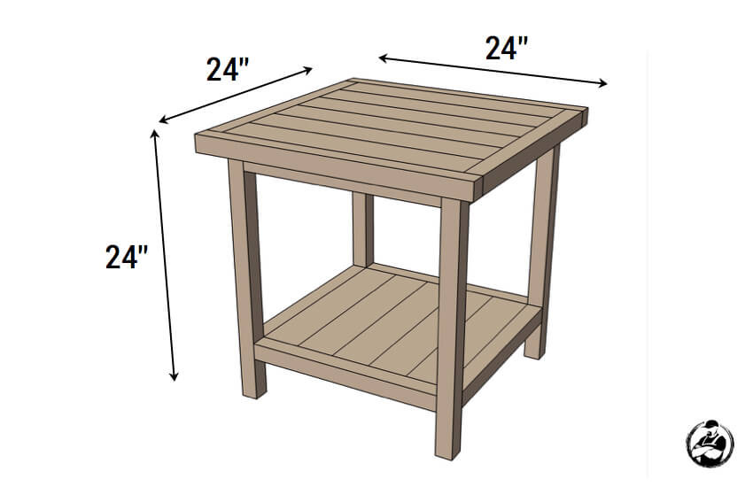 Best ideas about End Table Plans DIY
. Save or Pin Simple Square Side Table FREE DIY Plans  Rogue Engineer Now.