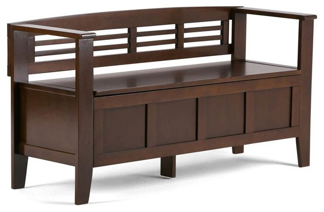 Best ideas about Entryway And Accent Benches
. Save or Pin 48" Entryway Storage Bench Transitional Accent And Now.