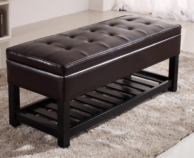 Best ideas about Entryway And Accent Benches
. Save or Pin Es Coffee Brown Entryway Storage Bench Contemporary Now.