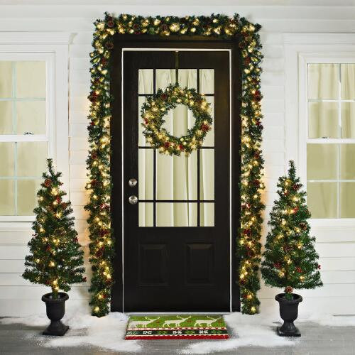 Best ideas about Entryway Christmas Trees
. Save or Pin Pre Lit Entryway Christmas Scene 6 Piece Now.