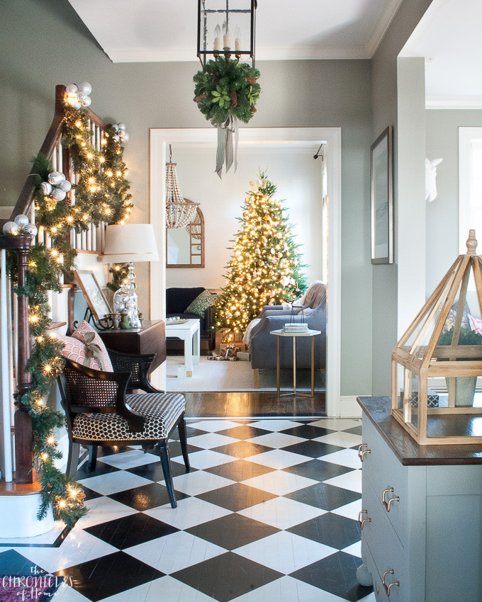 Best ideas about Entryway Christmas Trees
. Save or Pin Christmas Entryway All Through the House Tour The Now.