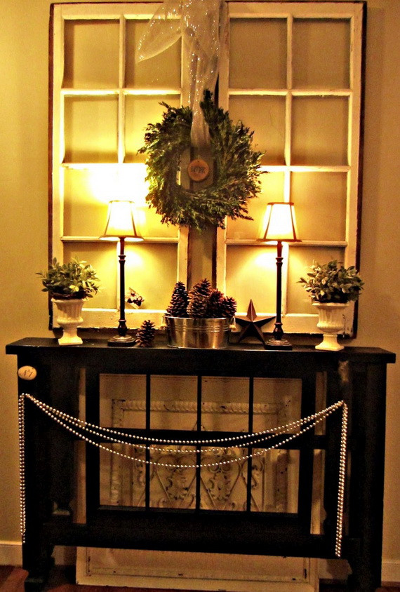 Best ideas about Entryway Decorating Ideas
. Save or Pin 50 Fresh Festive Christmas Entryway Decorating Ideas Now.
