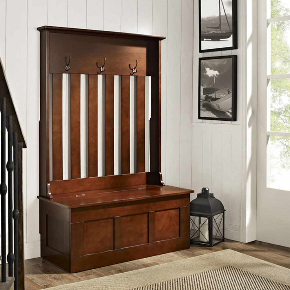 Best ideas about Entryway Hall Tree
. Save or Pin Hall Tree Storage Bench Coat Rack Stand Organizer Entryway Now.