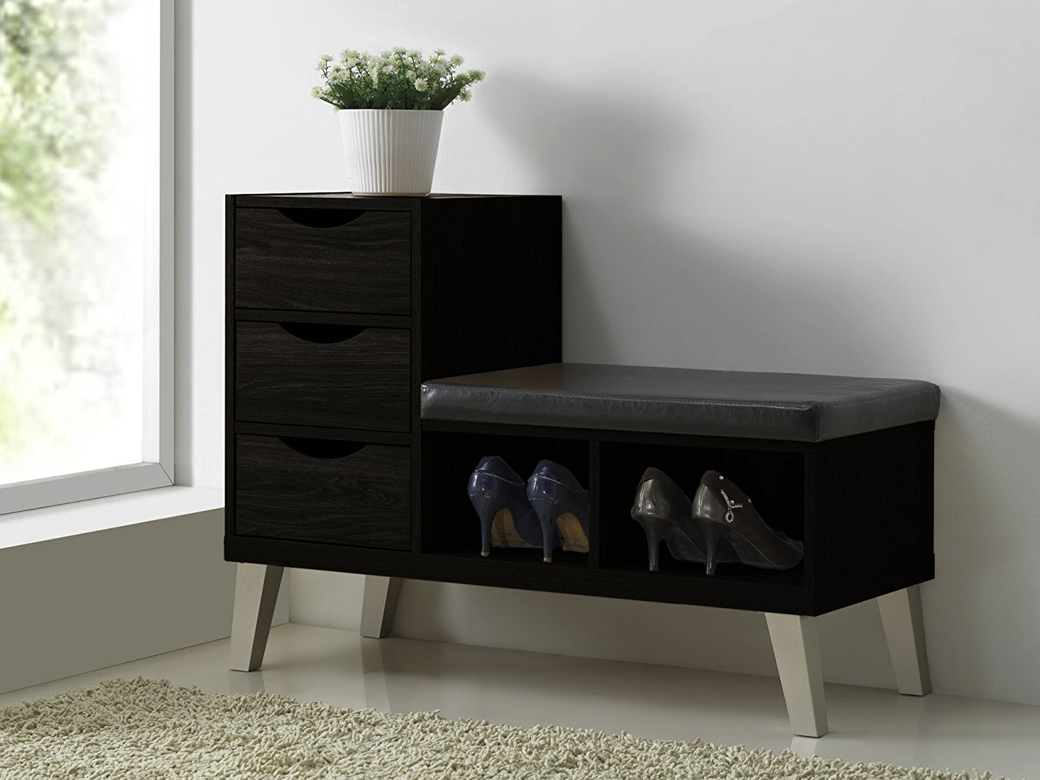 Best ideas about Entryway Shoe Bench
. Save or Pin Practical Entryway Bench with Shoe Storage — Home Design Now.