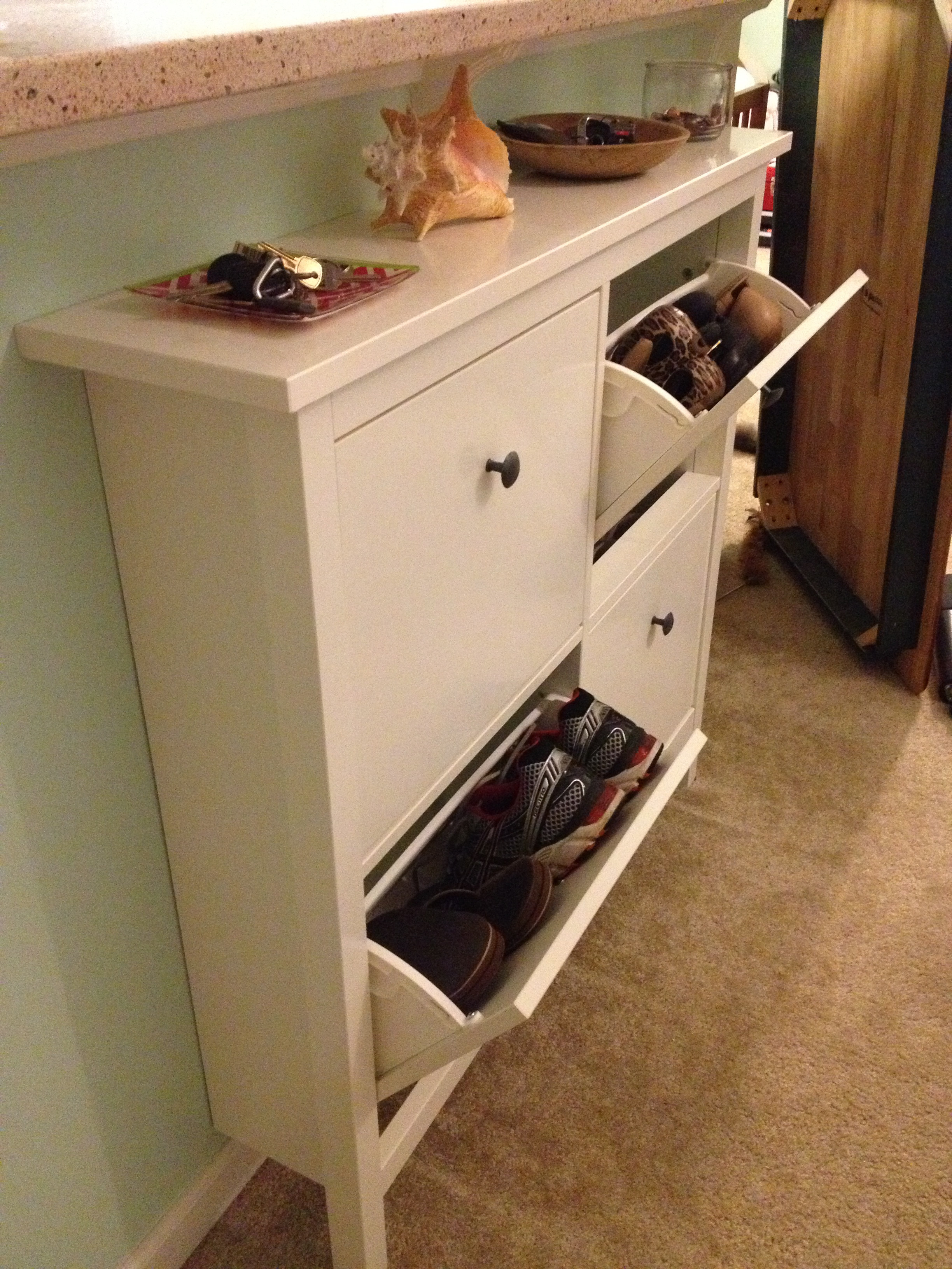Best ideas about Entryway Shoe Storage
. Save or Pin Entry hall products find mirrors shoe storage console Now.