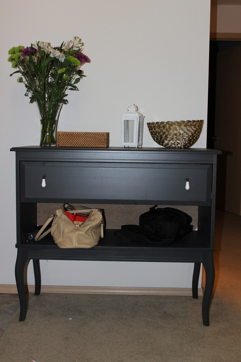 Best ideas about Entryway Table Ikea
. Save or Pin Entryway Table Ikea With Exotic Black And Wooden Materials Now.