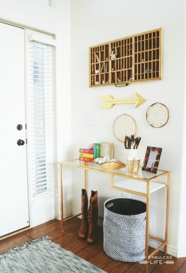 Best ideas about Entryway Table Ikea
. Save or Pin Ikea Vittsjo Hack A Farmhouse Entryway Table Now.