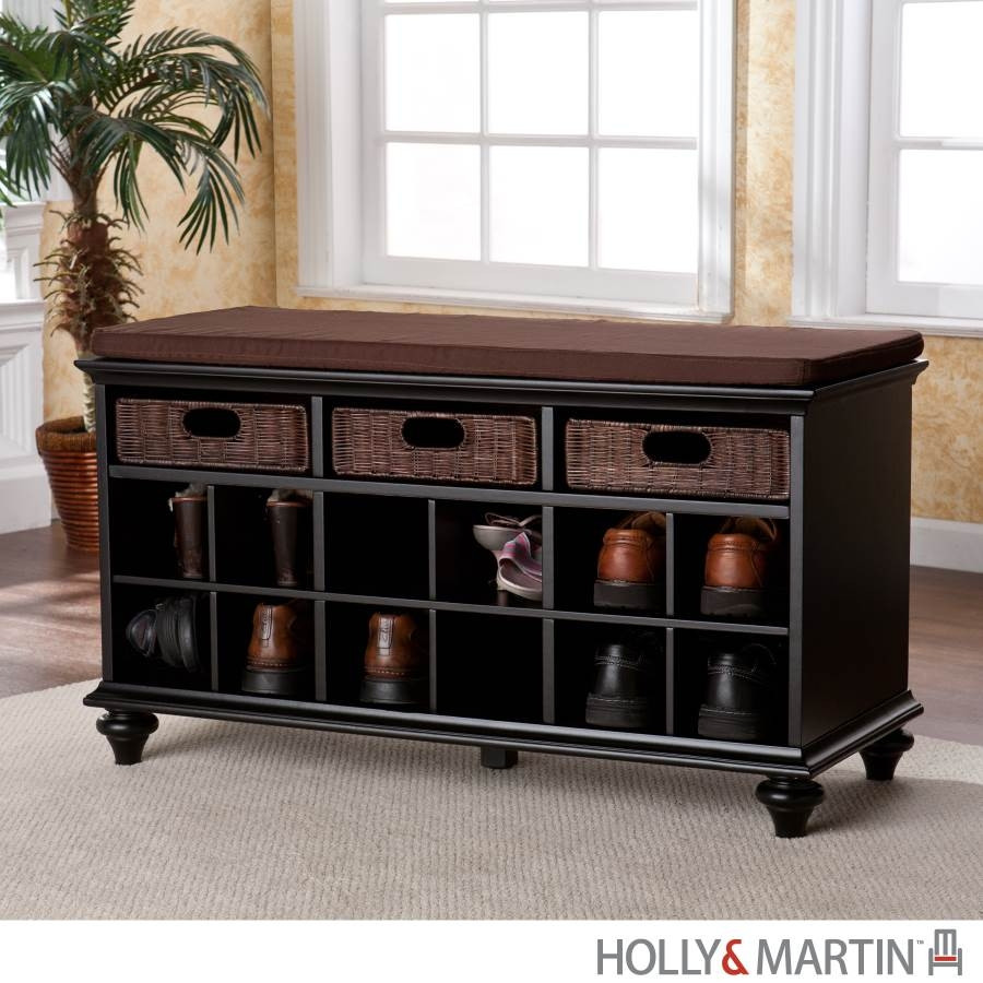 Best ideas about Entryway Table With Shoe Storage
. Save or Pin Entryway Storage Bench Shoes Now.