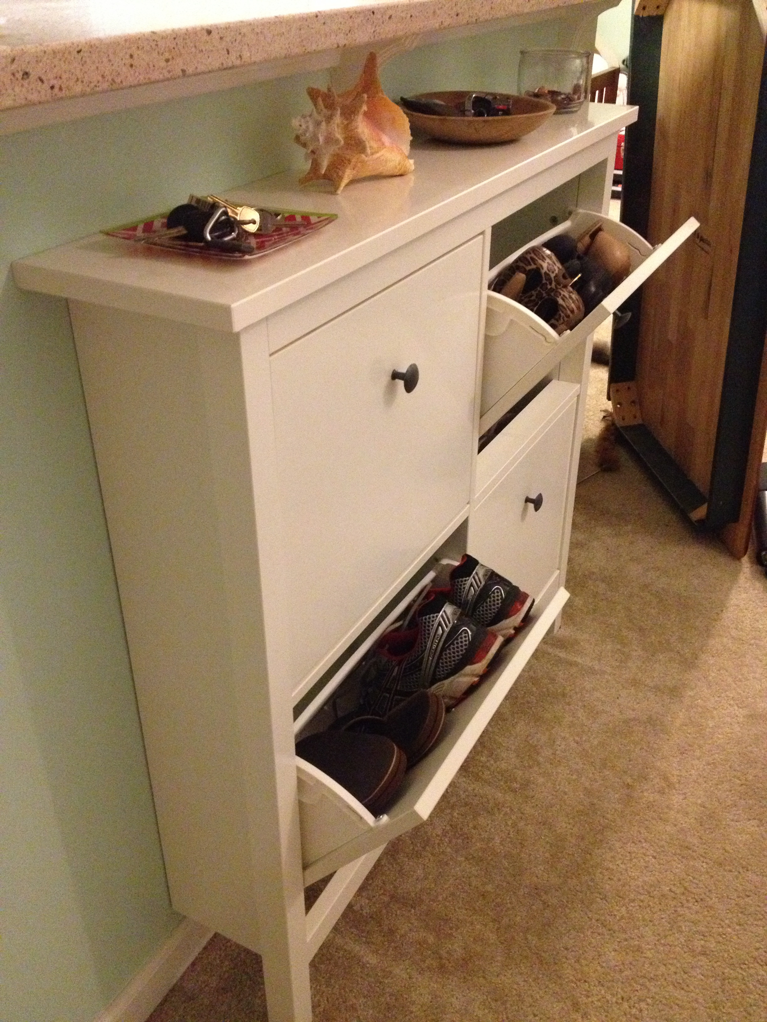 Best ideas about Entryway Table With Shoe Storage
. Save or Pin Entry hall products find mirrors shoe storage console Now.