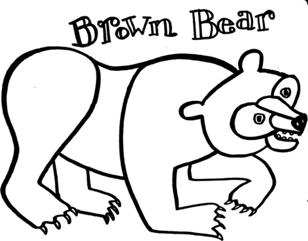 Eric Carle Coloring Pages
 Brown Bear Coloring Page Eric Carle Coloring Home