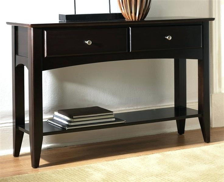 Best ideas about Espresso Entryway Table
. Save or Pin Espresso Sofa Table Donnieann Lindendale 3 Drawer Espresso Now.