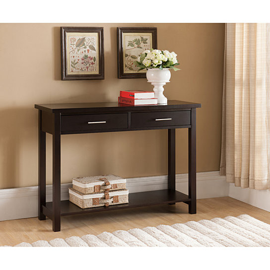 Best ideas about Espresso Entryway Table
. Save or Pin Buy Pilaster Designs Wood Entryway Console Sofa Now.
