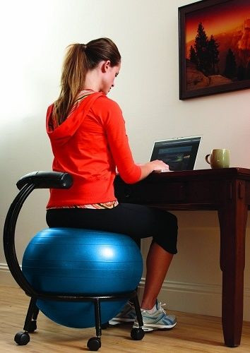 Best ideas about Exercise Ball Office Chair
. Save or Pin Balance Ball Chair fice Fitness Back Posture Ergonomics Now.