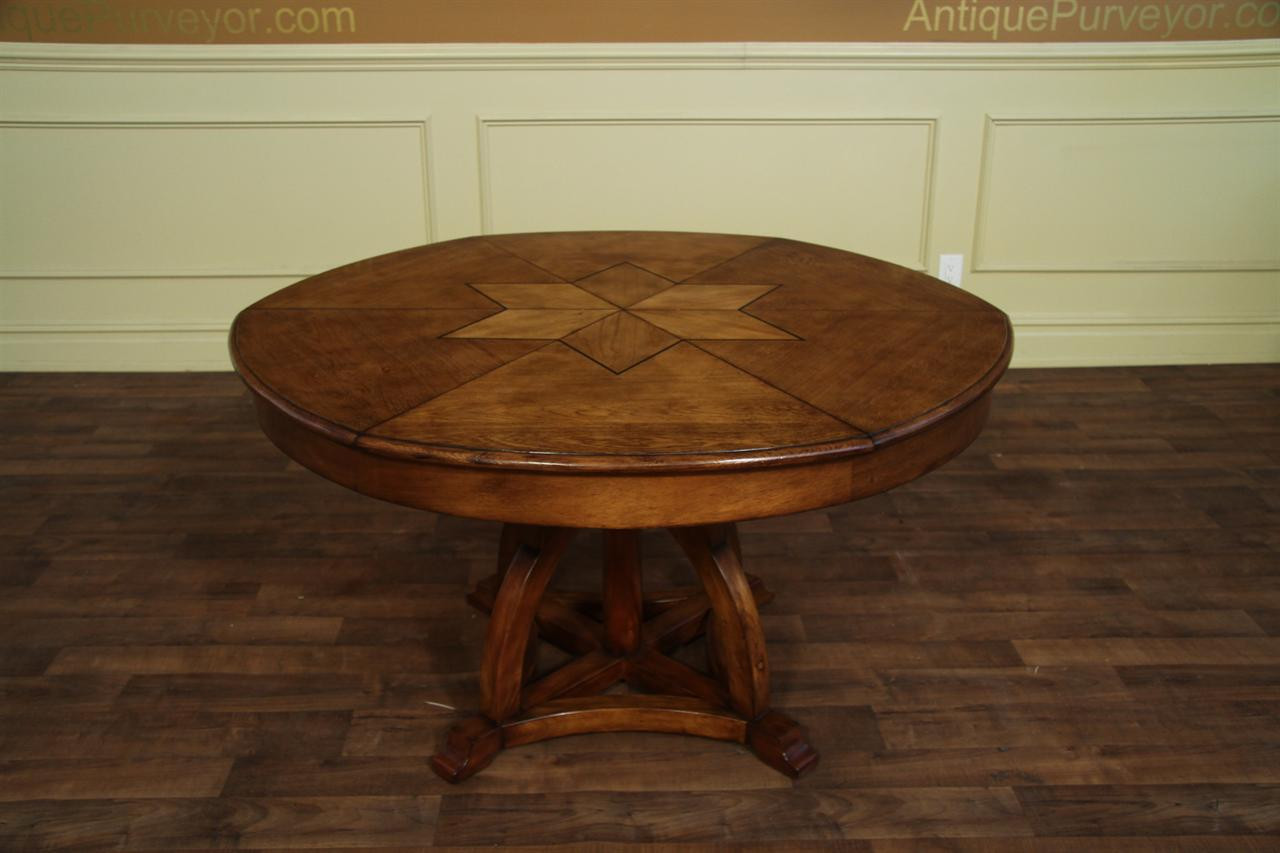 Best ideas about Expandable Round Dining Table
. Save or Pin Solid Walnut Round Arts and Crafts Expandable Dining Room Now.