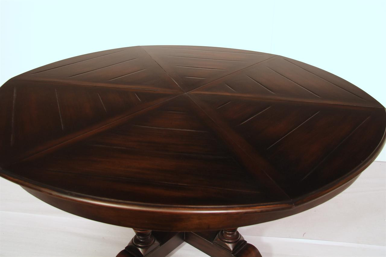 Best ideas about Expandable Round Dining Table
. Save or Pin 64 to 84 Round to Round Country Expandable Jupe Table Now.