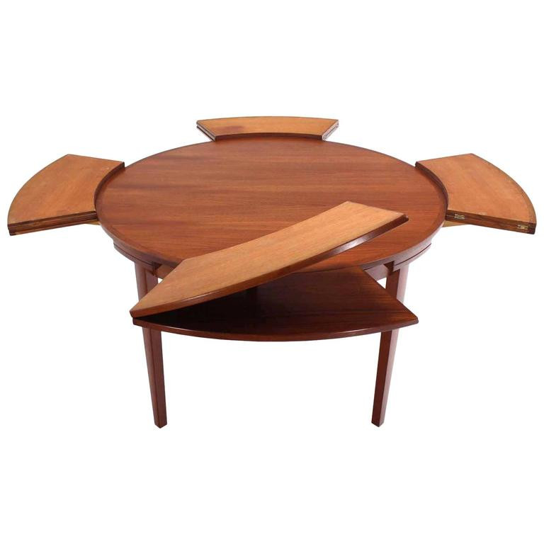 Best ideas about Expandable Round Dining Table
. Save or Pin Rare Danish Modern Teak Round Expandable Top Dining Table Now.