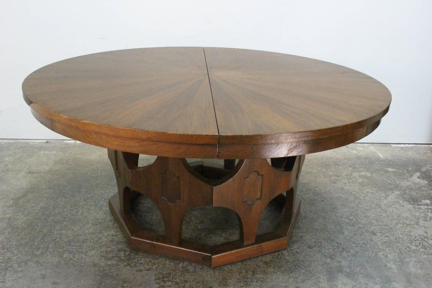 Best ideas about Expandable Round Dining Table
. Save or Pin 1960s Mid Century Expandable Round Walnut Dining Table at Now.