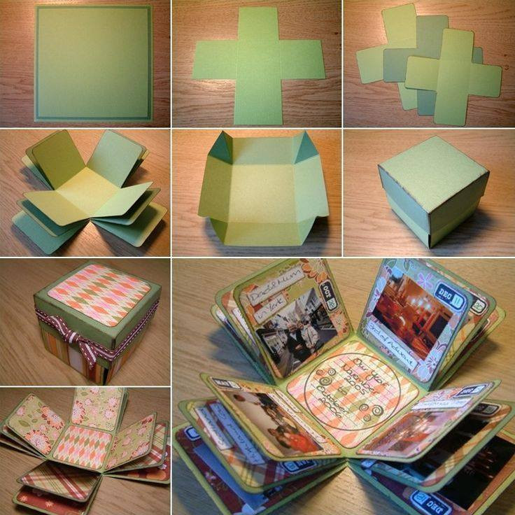 Explosion Box DIY
 15 Easy Handmade Birthday Gift Cards Step by Step K4