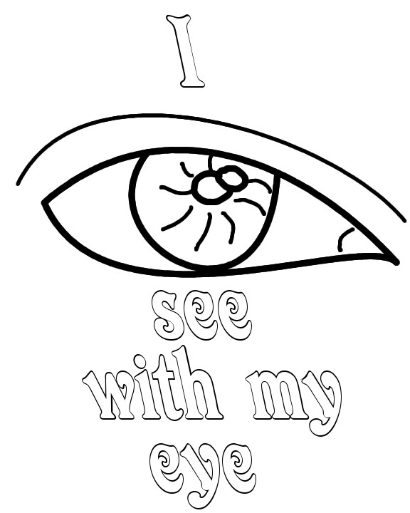 Eyes Preschool Coloring Sheets
 An Eye Free Colouring Pages