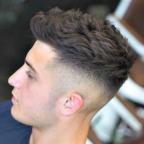 Faded Undercut Hairstyle
 Disconnected Undercut Haircut For Men