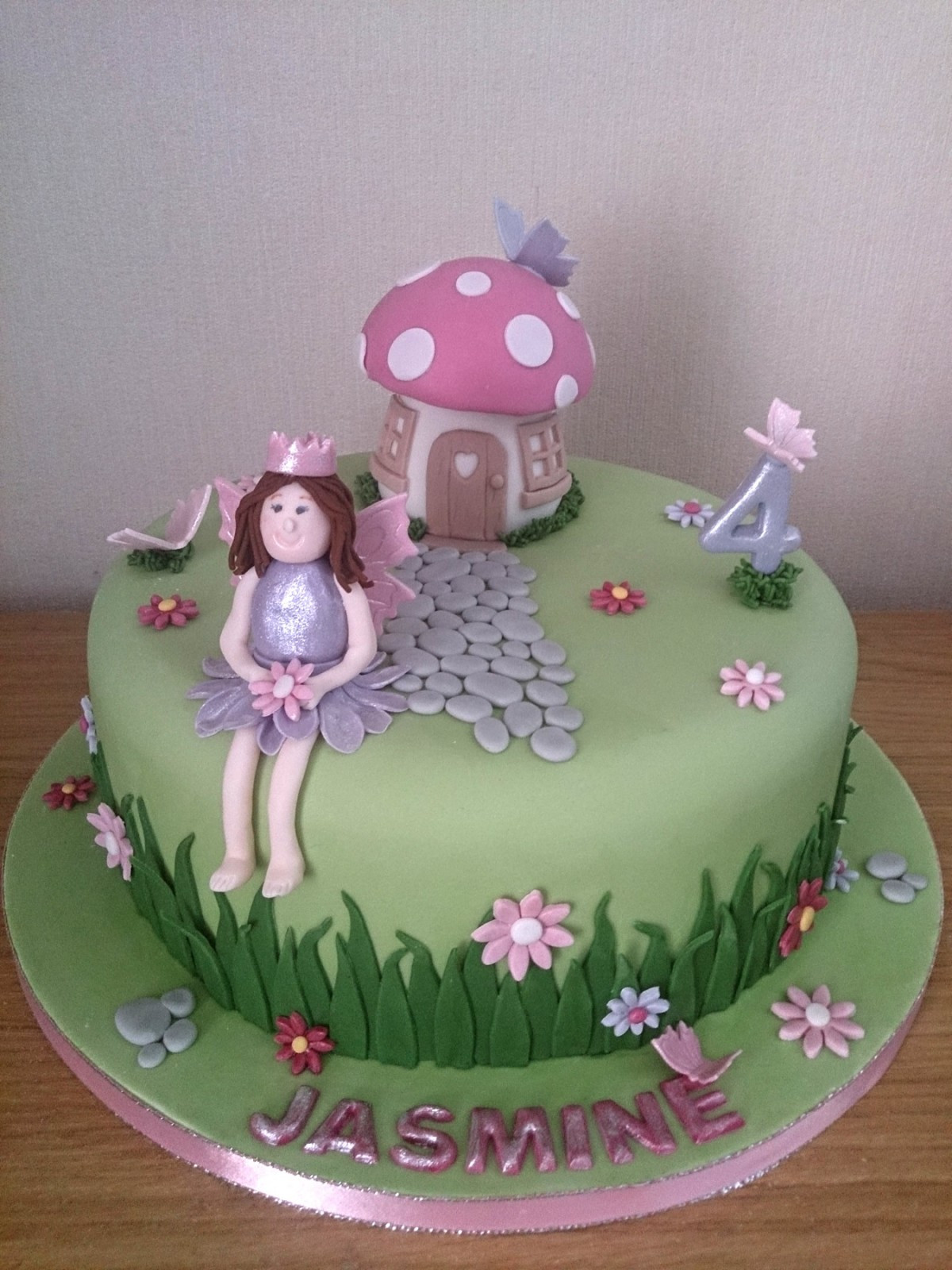 Fairy Birthday Cake
 Fairy Princess Toadstool House Birthday Cake Susie s Cakes