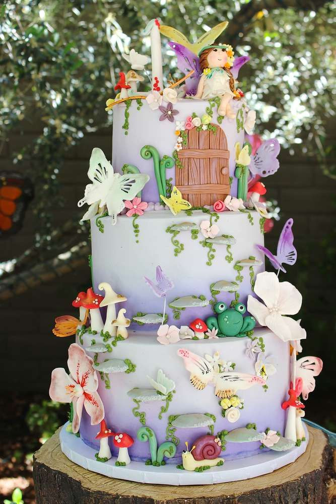 Fairy Birthday Cake
 Fairy Tale Birthday Party Ideas in 2019