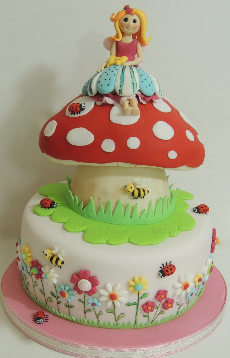 Fairy Birthday Cake
 Fairy Toadstool Cake CakeCentral