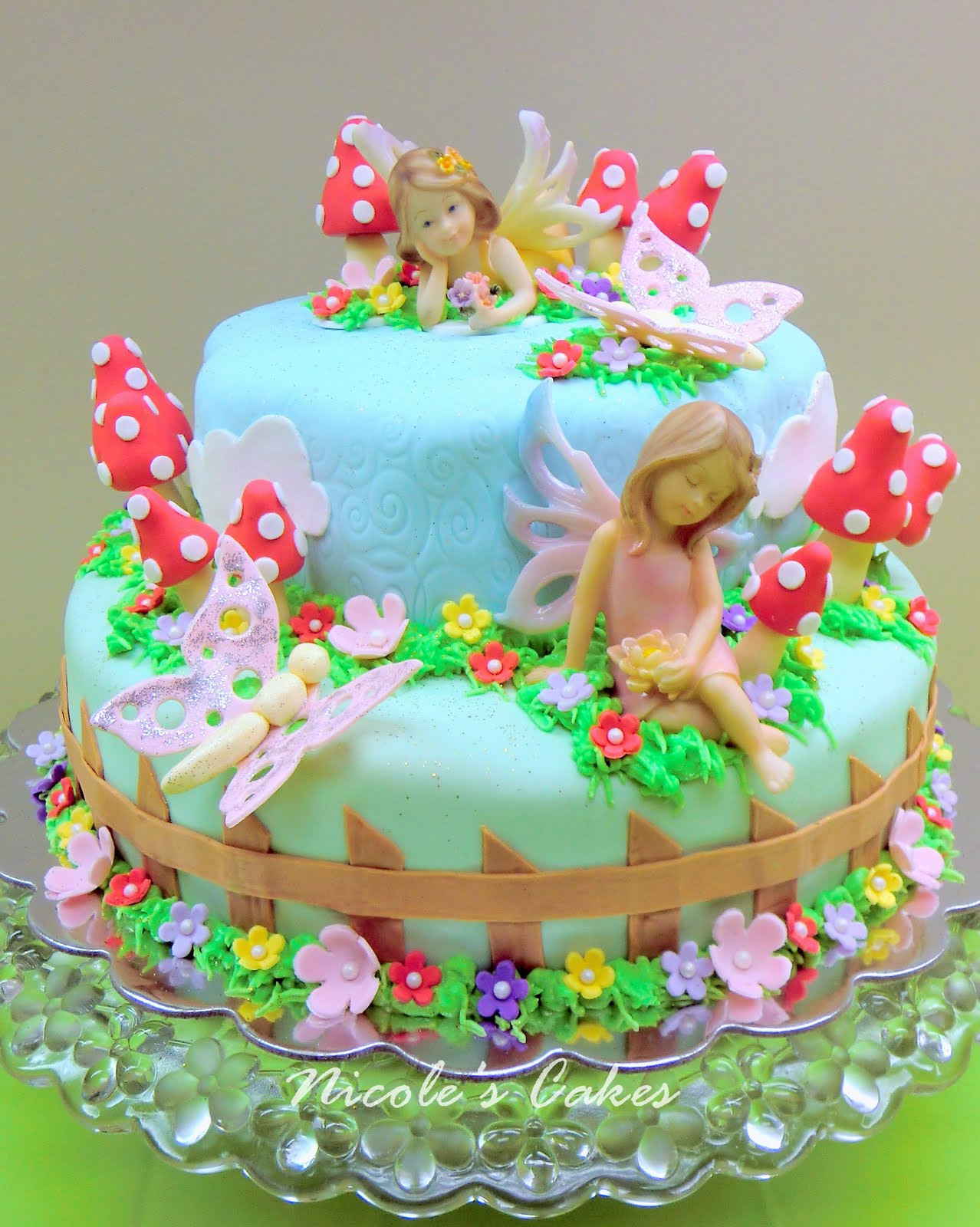 Fairy Birthday Cake
 Confections Cakes & Creations A Fairy Garden Cake