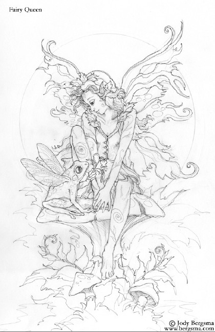 Fairy Coloring Pages For Adults
 Enchanted Designs Fairy & Mermaid Blog Free Fairy