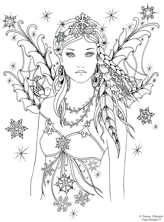 Fairy Coloring Pages For Adults
 home improvement Fairy coloring books Coloring Page for