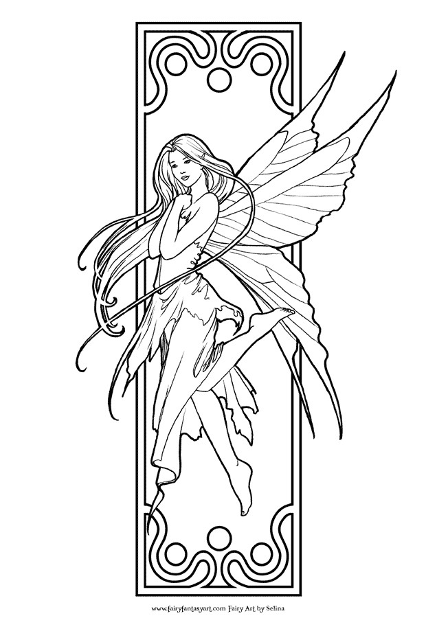 Fairy Coloring Sheet
 Amy Brown Coloring Pages Free Fairy Coloring Pages Various