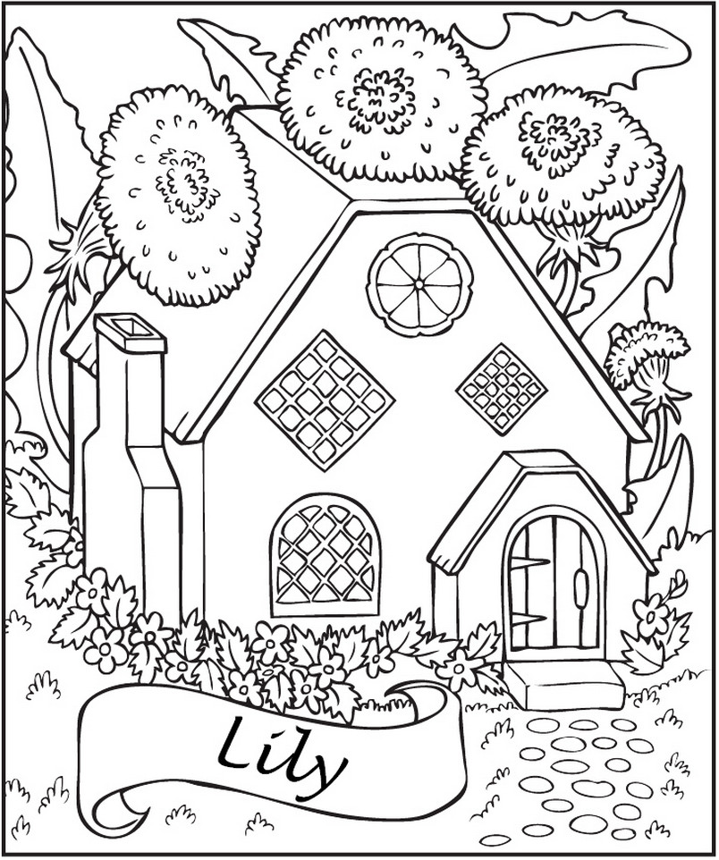 Fairy Tree House Coloring Pages
 Fairy Tree House Coloring Pages Coloring Pages