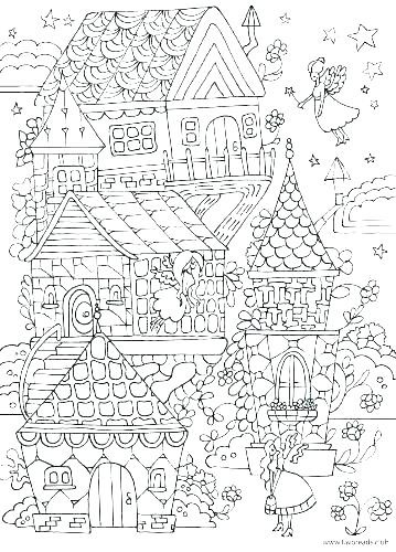 Fairy Tree House Coloring Pages
 tree house coloring pages – jimhannontanfo