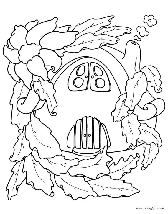 Fairy Tree House Coloring Pages
 Fairy Tree House Coloring Pages Coloring Pages