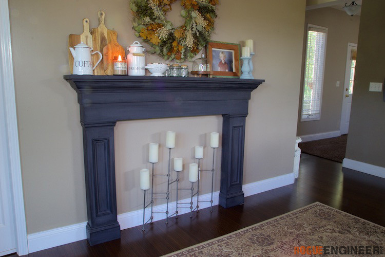 Best ideas about Fake Fireplace Mantel
. Save or Pin Faux Fireplace Mantel Surround Rogue Engineer Now.