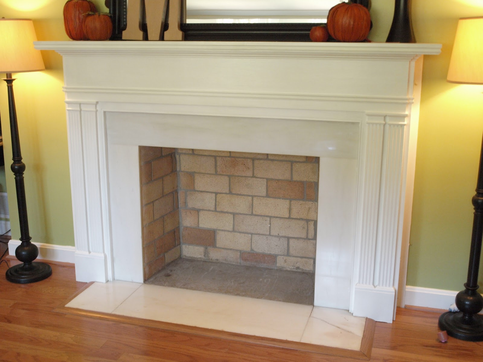 Best ideas about Fake Fireplace Mantel
. Save or Pin Create your own custom made fake fireplace mantel Now.